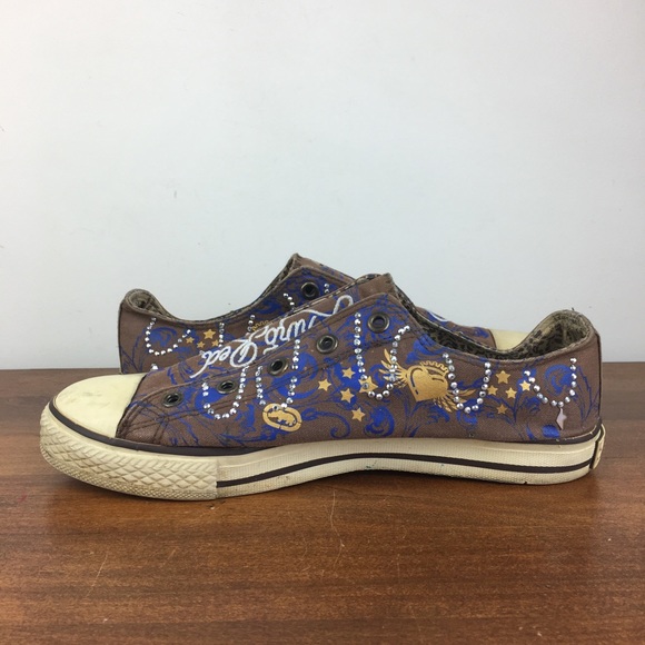 Rhino Red Marc Ecko Chalsie Hailee Women’s Sneakers Brown Rhinestones Size 7.5. - Picture 8 of 13